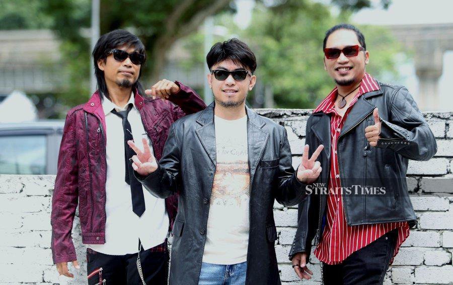 Rock trio Estranged will be entertaining fans in Persada Johor, Johor Baru next Feb 3 in their comeback Konsert Apa Khabar Teman? - NSTP/Muhammad Shahril Badri Saali