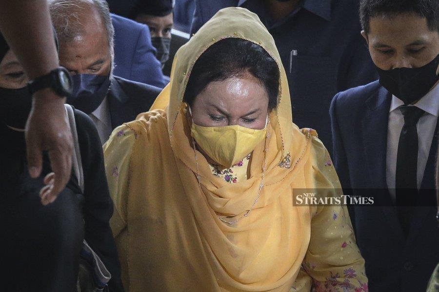 Datin Seri Rosmah Mansor has failed in her last ditch attempt to disqualify High Court judge Mohamed Zaini Mazlan from presiding over her corruption trial. - NSTP/ASYRAF HAMZAH