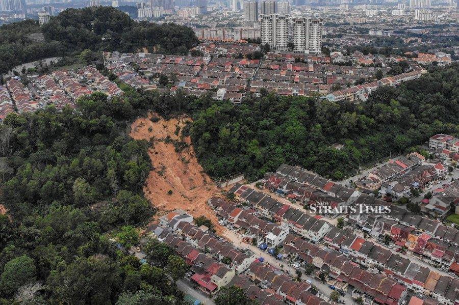 Seri kembangan landslide