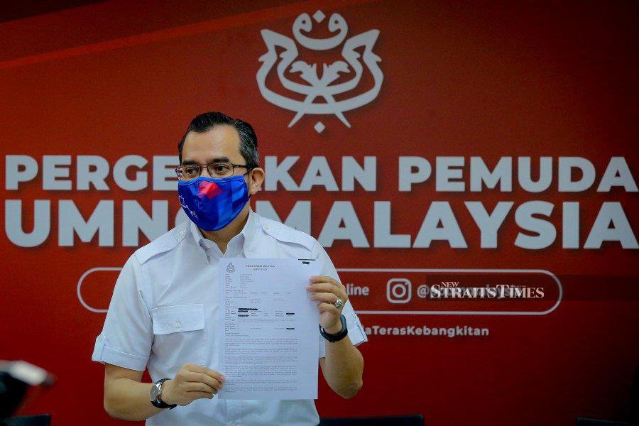 This was the point stressed by Umno Youth chief Dr Asyraf Wajdi Dusuki during the party’s supreme council meeting last night.- NSTP/ASYRAF HAMZAH