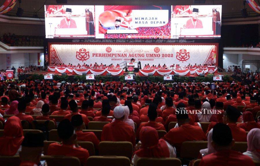Perak Umno delegate has proposed for the establishment of a committee to study the mechanism for the selection of the party’s president, deputy, vices, and supreme council members. - NSTP/MOHAMAD SHAHRIL BADRI SAALI