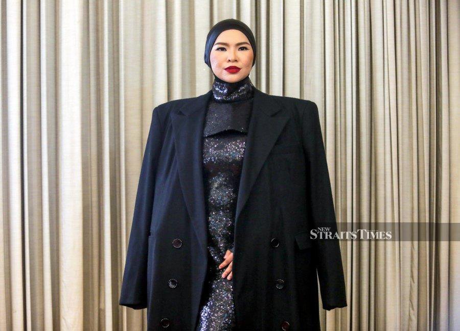 The 30-year-old singer will be staging A Night With Aina Abdul Live In Singapore at The Theatre at Mediacorp, a concert hall with the capacity of 1,800 spectators. - NSTP/HAZREEN MOHAMAD