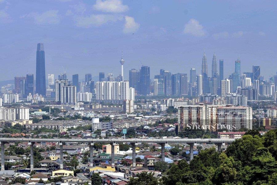 Kuala Lumpur view from Bukit Ampang. NSTP/AIZUDDIN SAAD
