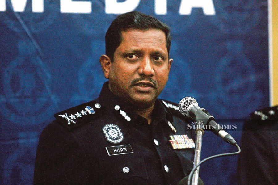 Selangor police chief Hussein Omar Khan confirmed that police have received reports from seven international schools, with two each in Petaling Jaya and Shah Alam, and one each in Kajang, Subang Jaya, and Kuala Langat. - NSTP/FAIZ ANUAR 