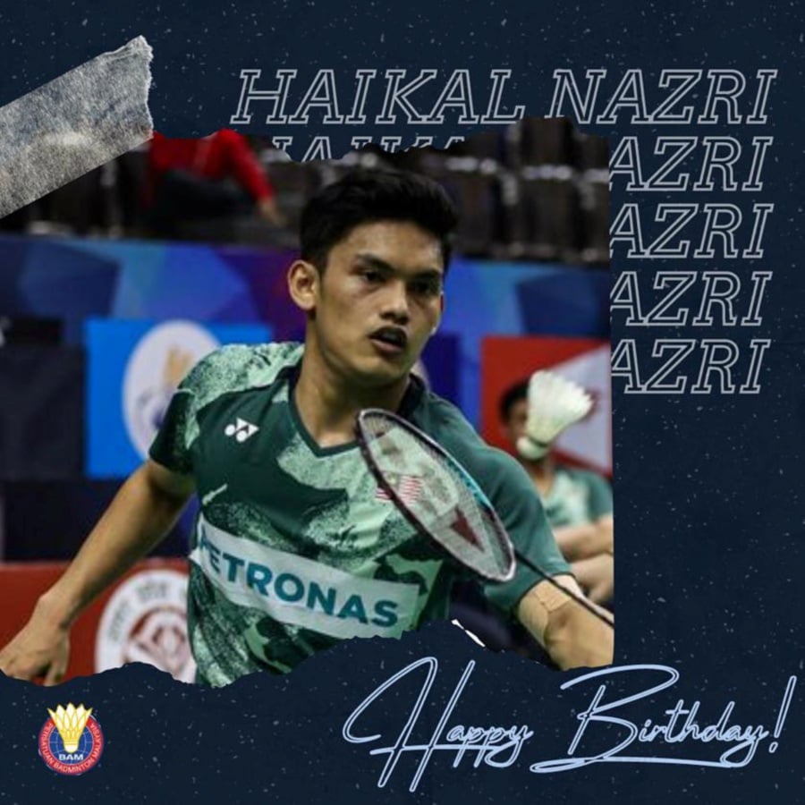 Up-and-coming men’s doubles player Haikal Nazri has revealed that he contemplated quitting the national team after finding himself without a partner to compete with for months. - Pic courtesy of BAM