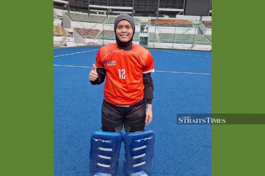Goalkeeper Haslinda Zainal Abidin.