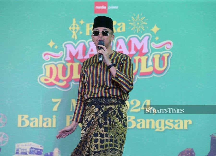 Haziq Rosebi was among the artistes who came to MPB’s Hari Raya Aidilfitri open house held at Balai Berita Bangsar. -NSTP/ROHANIS SHUKRI