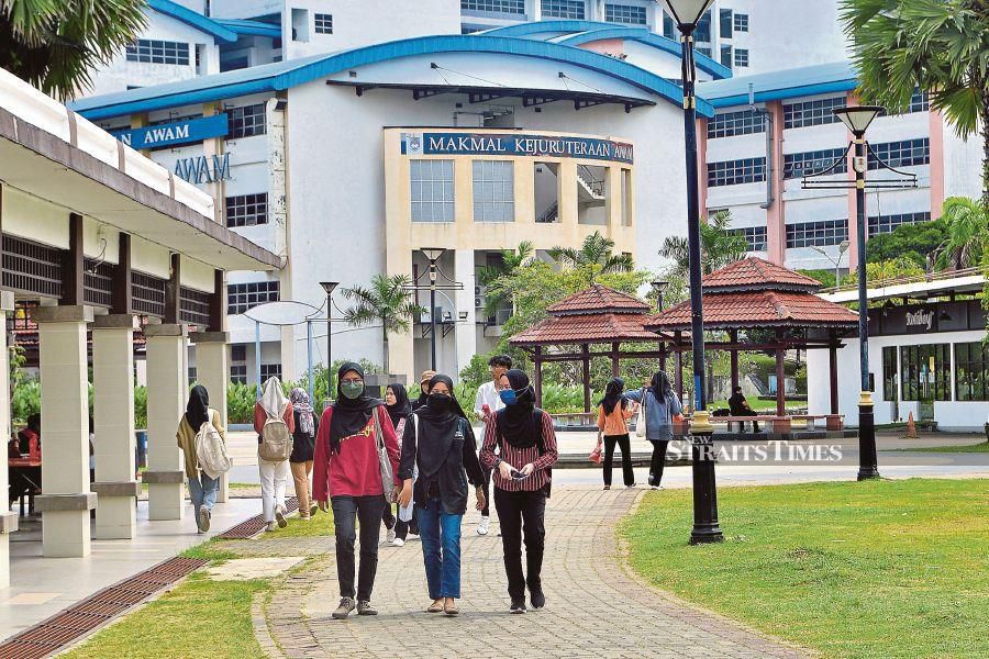 Investing in higher education has always been a priority. Everyone has always looked at a university degree as a passport to lucrative careers. - NSTP file pic