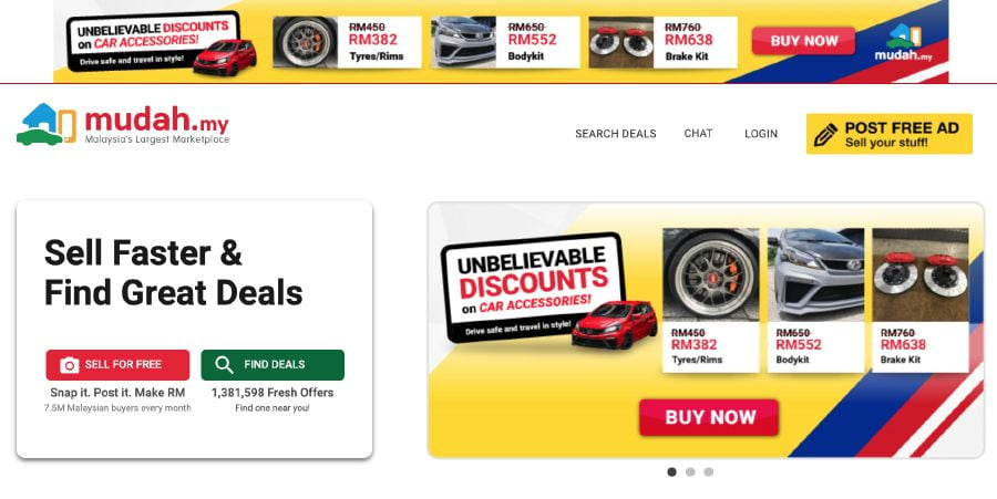 The 'Mudah' of all sales: Mudah.my offers auto accessories discounts