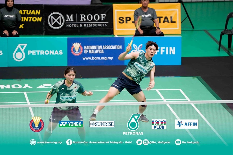 The newly formed partnership of Hoo Pang Ron-Cheng Su Yin didn't have to wait long to land their maiden international title. - PIc courtesy of BAM
