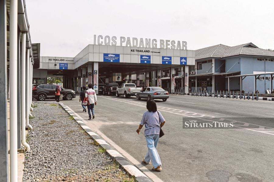 The Padang Besar Immigration, Customs, Quarantine, and Security (ICQS) - Bernama Pic 