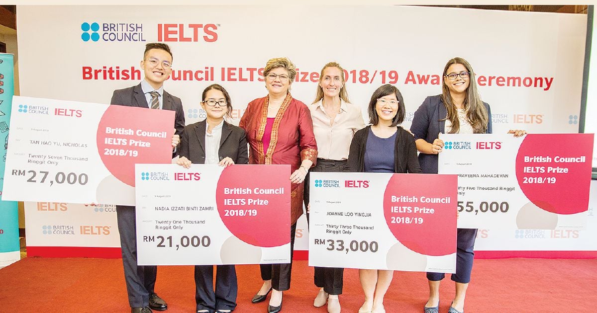Bright start for IELTS prize winners New Straits Times