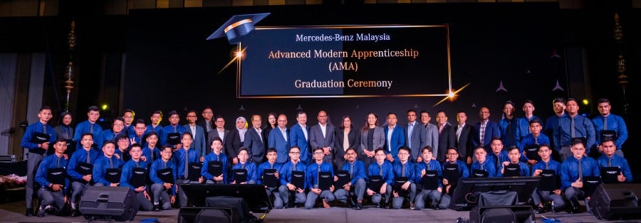 A total of 38 students underwent stringent training to successfully graduate from the three-year program, resulting in their certification as globally-recognised Mercedes-Benz technicians.