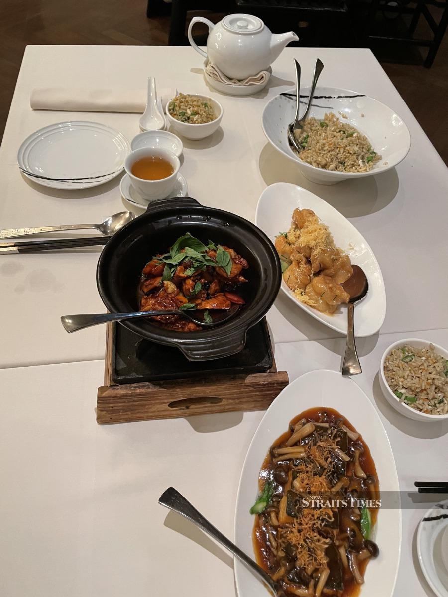 Delicious dishes prepared by chef at Lai Po Heen.