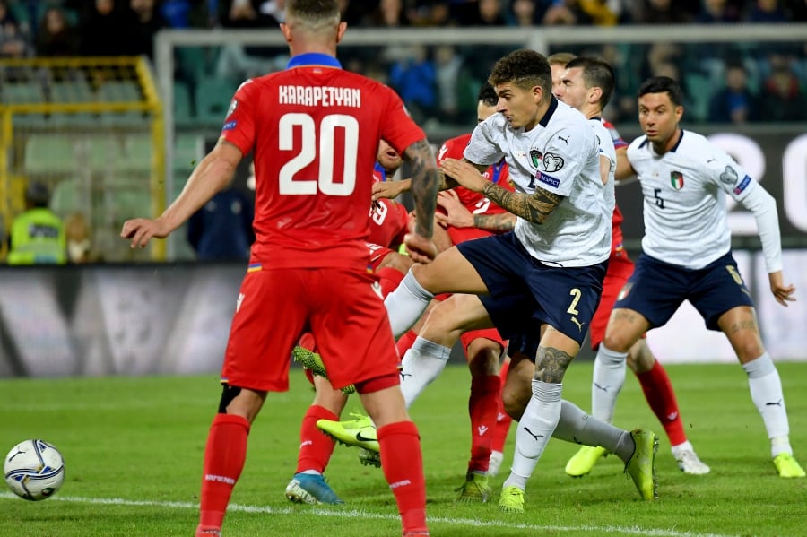Image result for Italy crush Armenia 9-1 in perfect Euro 2020 qualifying"