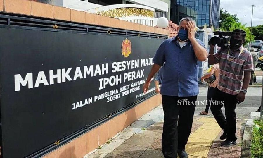 Inderpal Singh Devgun at the Ipoh Sessions Court. - Pic courtesy of NST reader.