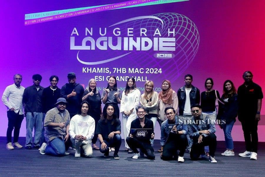 The fourth edition of Anugerah Lagu Indie 2023 (ALI2023) continues to recognise and celebrate local independent music talents. – NSTP/HAIRUL ANUAR RAHIM