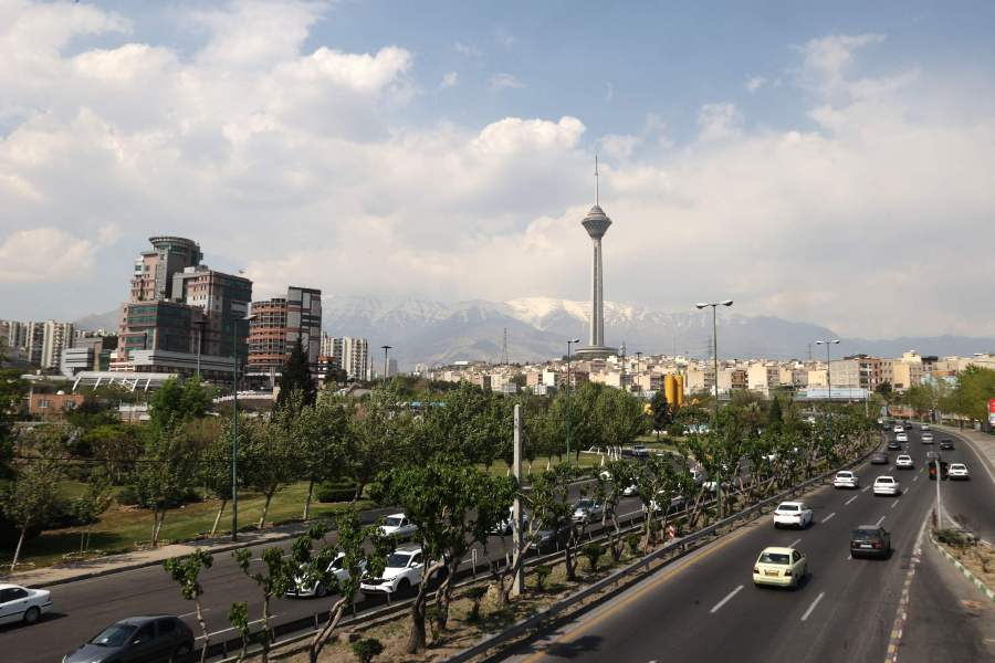 A general view shows the Milad Telecommunications Tower in Iran's capital Tehran on April 19, 2024. World leaders appealed for calm on April 19 after reported Israeli retaliation against Iran added to months of tense spillover from the war in Gaza, with Iranian state media reporting explosions in the central province of Isfahan. - AFP pic