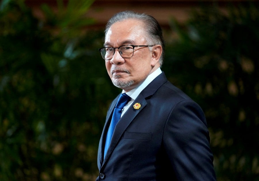 Prime Minister Datuk Seri Anwar Ibrahim leaves Japan's prime minister's official residence after a meeting with Japanese Prime Minister Fumio Kishida in Tokyo, Japan, May 23, 2024. REUTERS PIC