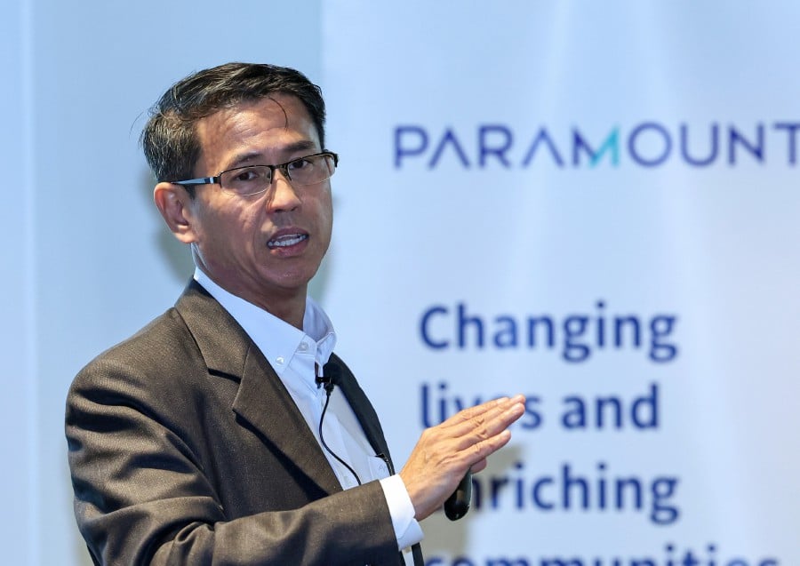 Paramount Corp Berhad group chief executive officer Jeffrey Chew Sun Teong. Bernama/Photo