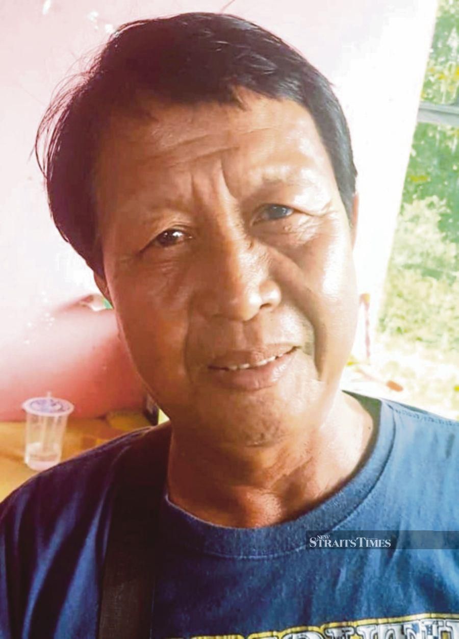 Jeffry Emeritus, 63, from Kampung Kelatuan. -NSTP/OLIVIA MIWIL