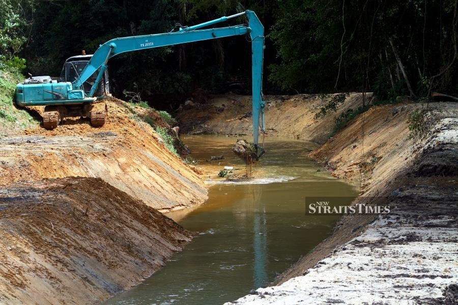 Once Polluted Sungai Kim Kim Now Rehabilitated Water Clean And Clear