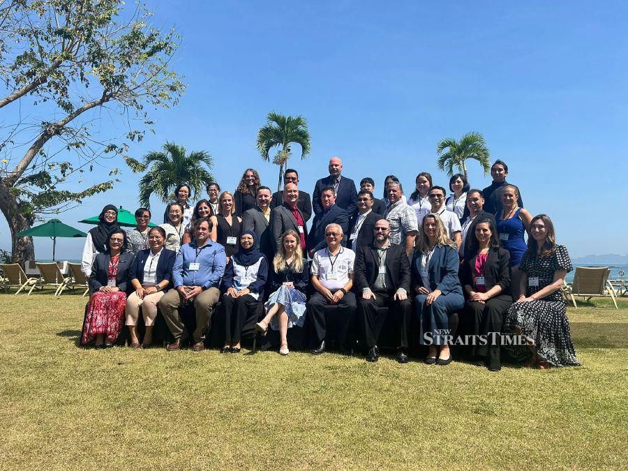 Participants from Thailand, Malaysia, and Australia gather at Kota Kinabalu, Sabah for a 5-day Kick-Off Meeting from today to initiate a 6-month mentorship of the 2024 Biorisk Advisor Twinning Program here. - Pic courtesy of JKNS