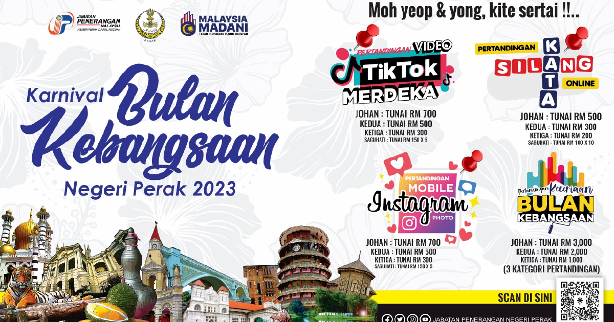 National Month: Perak Govt, JaPen organise competitions with prizes ...