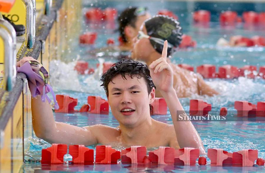National swimmer Jayden Tan is aiming to break Vietnam’s dominance in the individual medley (IM) discipline at the Thailand Sea Games next year. - NSTP filepic