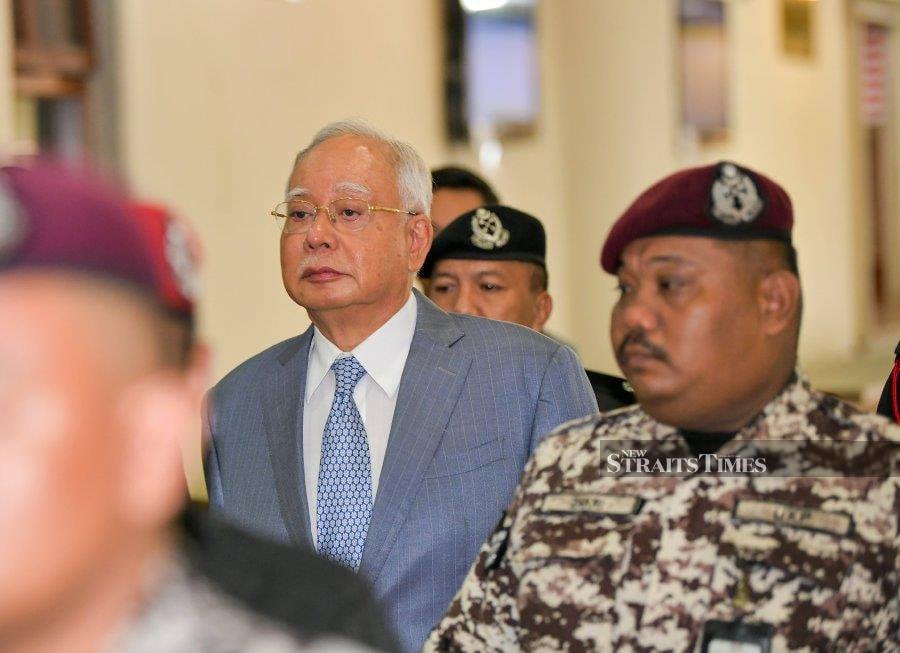 CAPTION: Former prime minister Datuk Seri Najib Razak was jailed following his conviction in the SRC International case. - NSTP/File Pic 