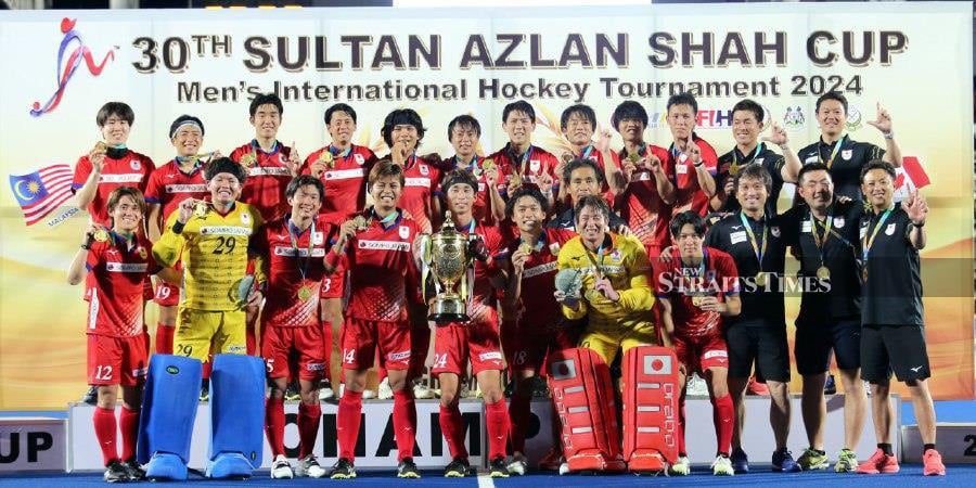 Japan created history by winning the Sultan Azlan Shah Cup title for the first time here today. - NSTP/L.MANIMARAN