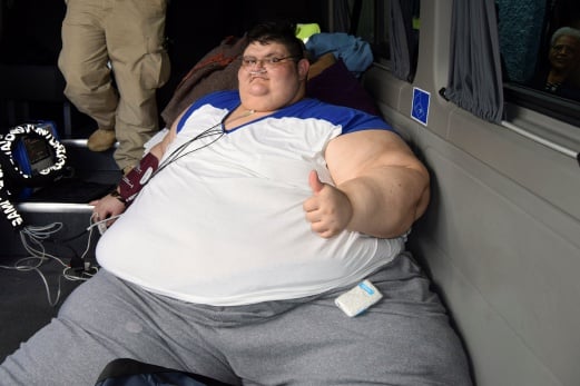 World's most obese man weighing 500kg, on the road to losing weight