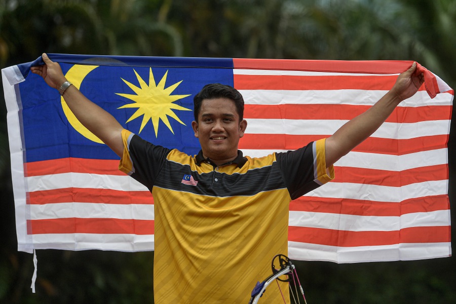 The men’s compound team of Juwaidi Mazuki (pic), Eugenius Loh and Alang Aliff edged the Indonesians 229-228 in the final at the Saracoglu Sports Complex in Konya, Turkey. - Bernama file pic