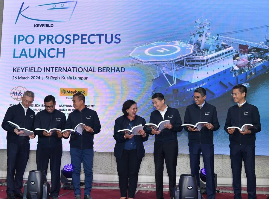 Main Market-bound Keyfield International Bhd's net profit surged 115.8 per cent to RM105.5 million for the financial year ending on Dec 31, 2023 (FY23),  driven by higher number of chartered days for own vessels, and higher use rate of 78.8 per cent in 2023. (BERNAMA/Photo)