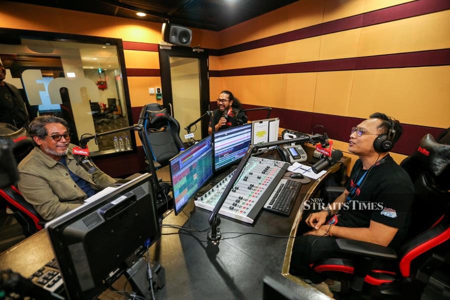 Becoming Hot FM’s radio announcer is not Khairy Jamaluddin’s first job after the 15th General Election (GE15). - NSTP/ASWADI ALIAS.