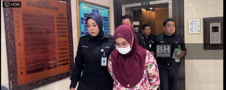Siti Nur Athirah Azmi, 23, pleaded guilty to murdering her friend four years ago. -NSTP