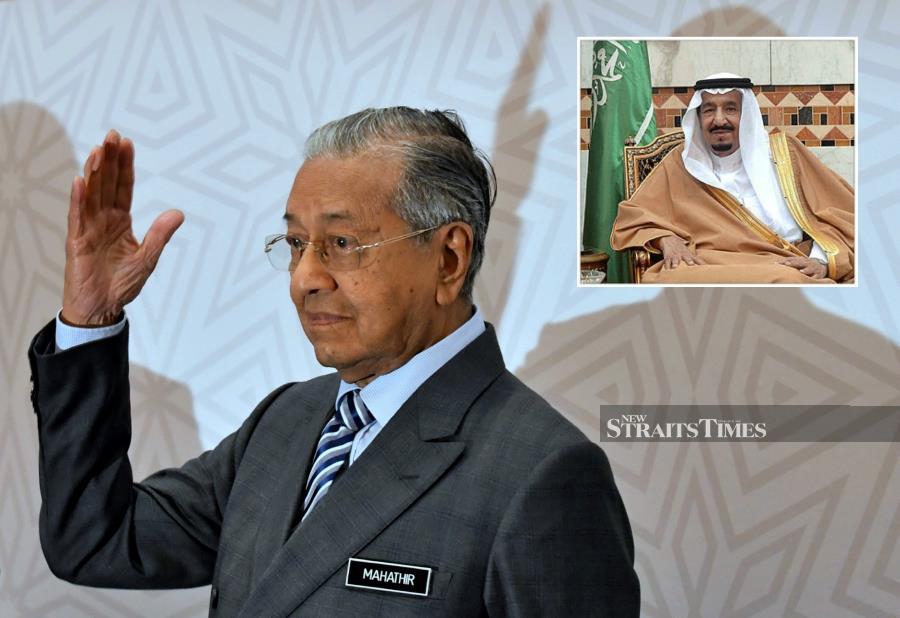 Malaysia has agreed with Saudi Arabia's King Salman Abdulaziz Al-Saud’s (inset) view to have the Organisation of Islamic Cooperation (OIC) convene a full meeting to discuss current pressing issues affecting the Muslim ummah. NSTP