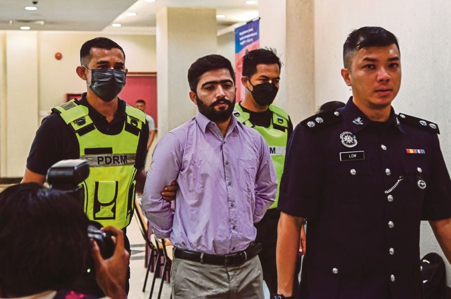 Suhaib Jalal, who impersonated a medical officer at a clinic in Cheras was fined RM8,000 by the Magistrate’s Court here, today. - BERNAMA pic