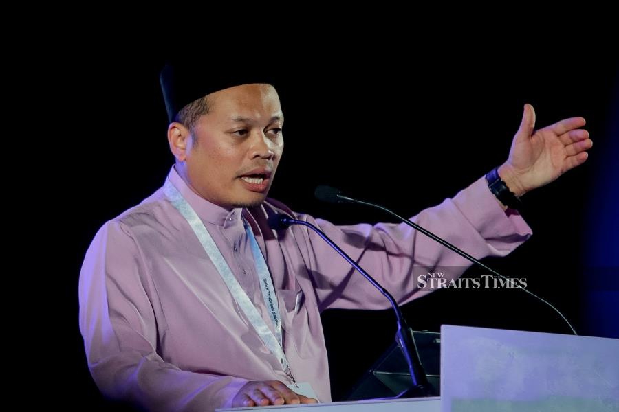Natural Resources, Environment and Climate Change Minister, Nik Nazmi Nik Ahmad, said the data was obtained through the hydroclimate projection information system and portal. - NSTP/ASYRAF HAMZAH