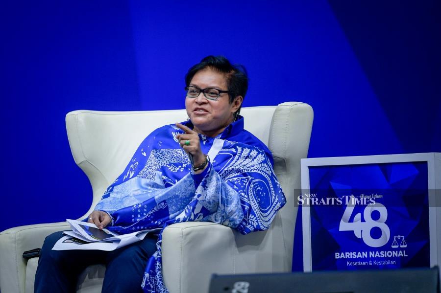 Pengerang Member of Parliament, Datuk Seri Azalina Othman, said if the proposed law was implemented, elected representatives who wanted to leave Barisan Nasional (BN) could do so, but the seat would belong to the party. - NSTP/ASYRAF HAMZAH