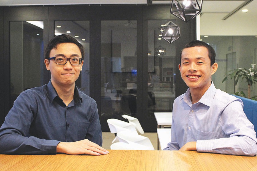 KPMG Asean scholars Henri Widiyanto from Indonesia (left) and Adrian Loo from Malaysia.