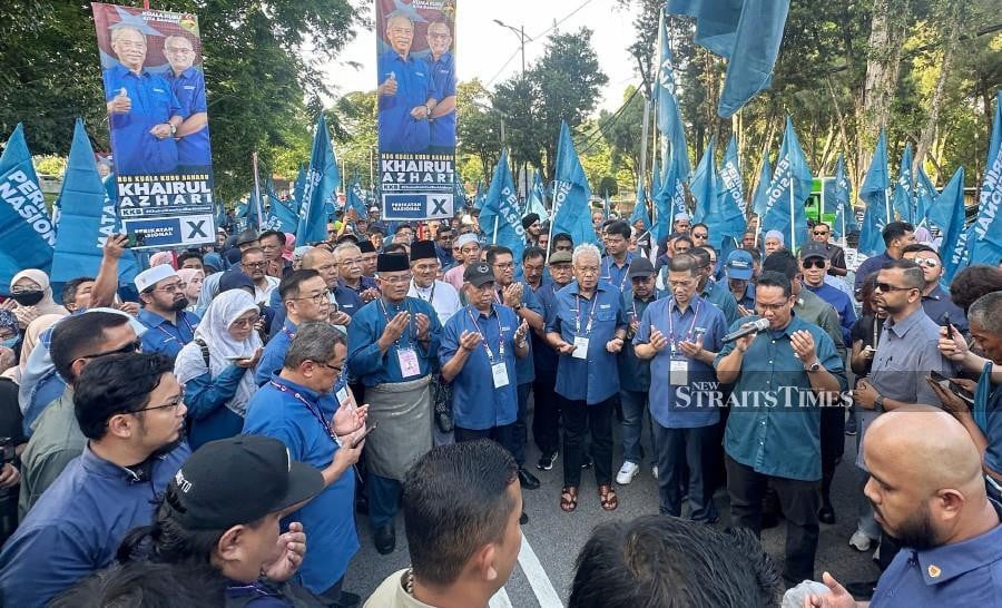 A win for Perikatan Nasional (PN) in the Kuala Kubu Baharu by-election in Selangor will send a strong signal to the unity government, Tan Sri Muhyiddin Yassin said. NSTP/SAIFULLIZAN TAMADI
