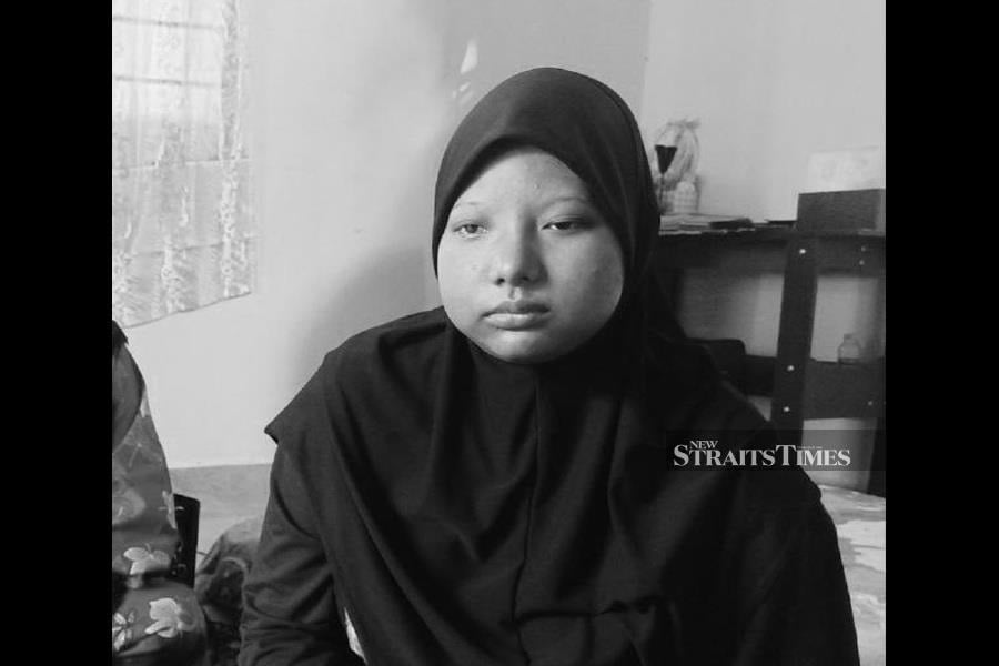The words of Khairul Bariah Mohd Sukri, 19, became a reality when the teenager, who had been battling nasal cancer for seven months, passed away at 3.30am while receiving treatment at the hospital. - NSTP file pic