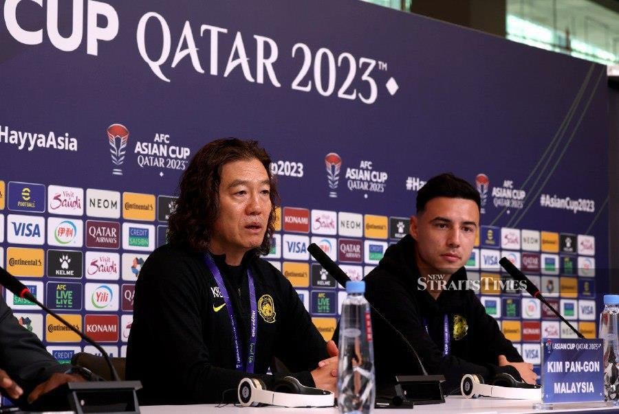As Malaysia face South Korea in the Asian Cup tomorrow, coach Kim Pan Gon said he doesn’t care what the critics say as the results of the past two years have proven that Harimau Malaya are improving. - NSTP/HAIRUL ANUAR RAHIM