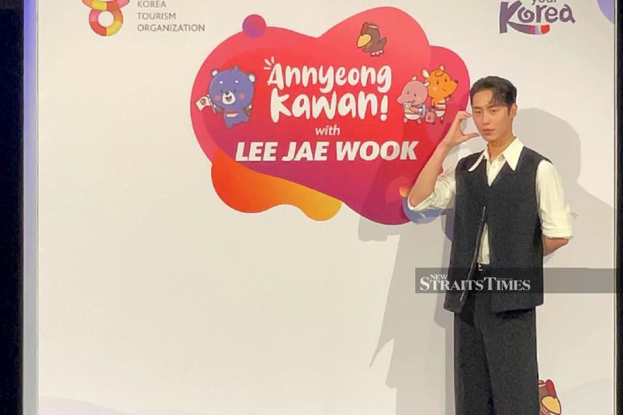 Popular South Korean actor Lee Jae Wook will be making a special appearance at PJPAC 1 Utama today to the thrill of his fans. - NSTP/ HANNA HUSSEIN 