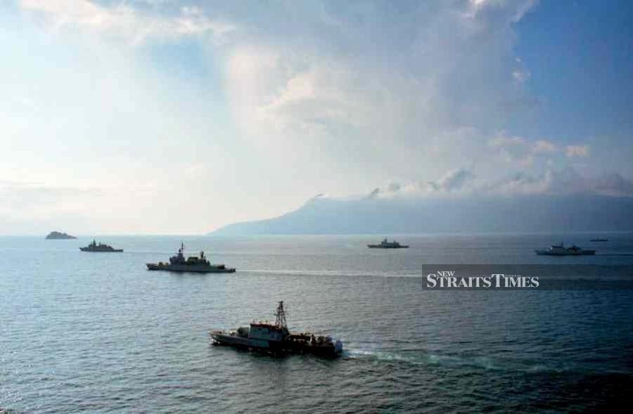 Malaysia had expected China to protest against it filing a submission with the United Nations last month seeking to establish the limits of Malaysia's continental shelf in the northern part of the disputed South China Sea. - NSTP/Courtesy of TLDM