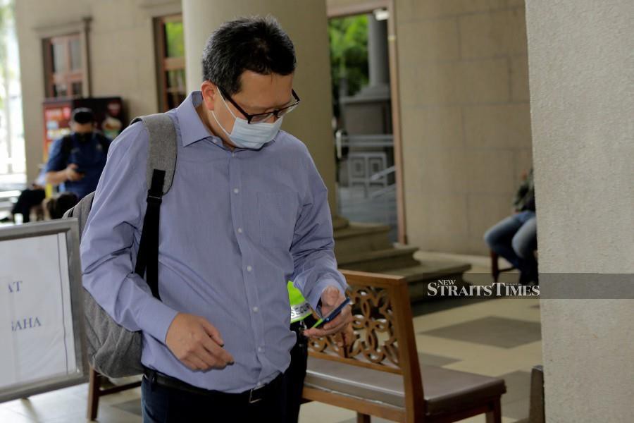 Businessman Lawrence Tee Kien Moon, was accused of being manipulated by Rosmah's former aide Datuk Rizal Mansor by lawyer Datuk Jagjit Singh. - NSTP/AIZUDDIN SAAD