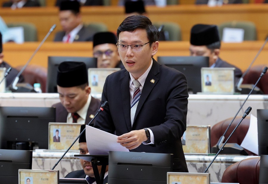 State Investment, Trade and Consumer Affairs Committee chairman Lee Ting Han (BN-Paloh). BERNAMA PIC