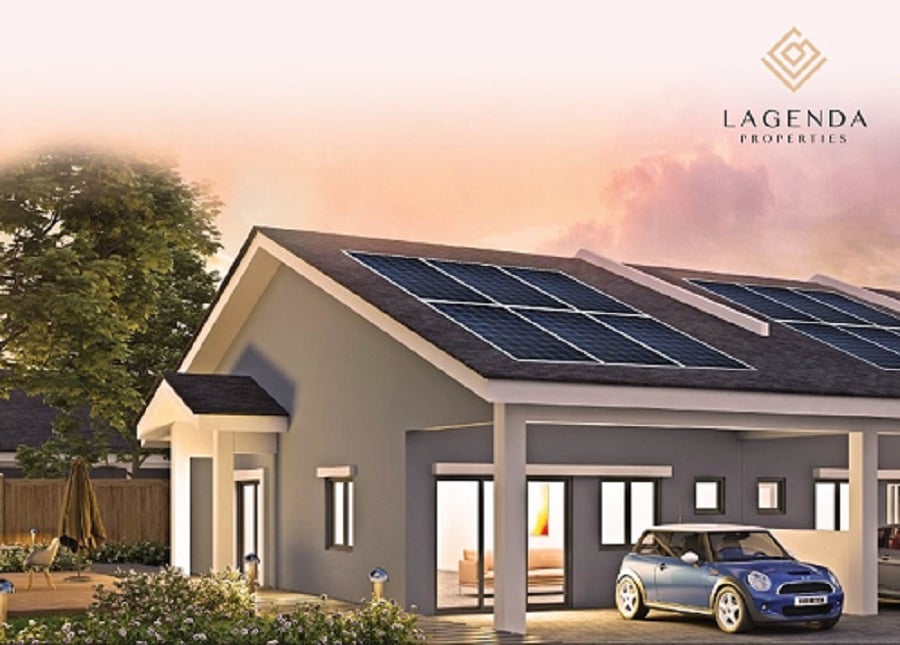 Lagenda Tapah will have around 10,000 homes installed with solar photovoltaic systems.