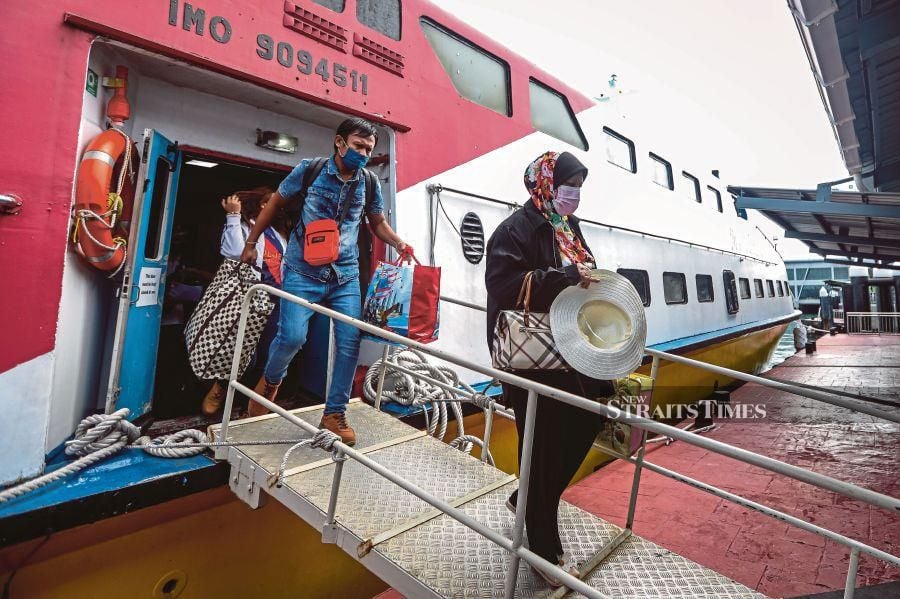 Transport Ministry has its eyes on improving ferry services ahead of Langkawi International Maritime and Aerospace Exhibition 2023 (Lima ‘23). - NSTP file pic